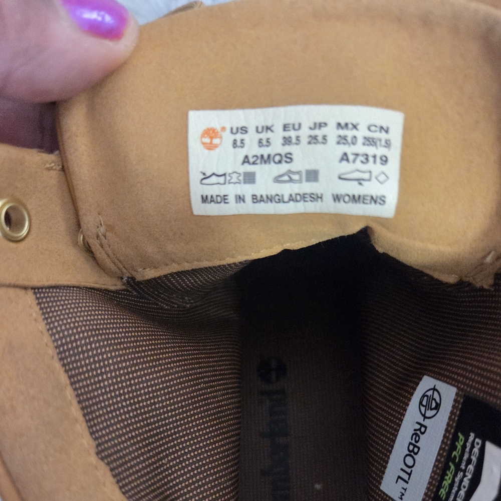 Timberland Women's Tan Heeled Boots - Picture 5 of 9